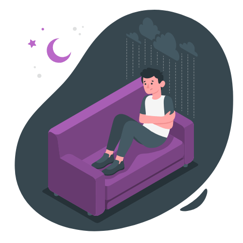 Illustration representing behavioral impulse control challenges